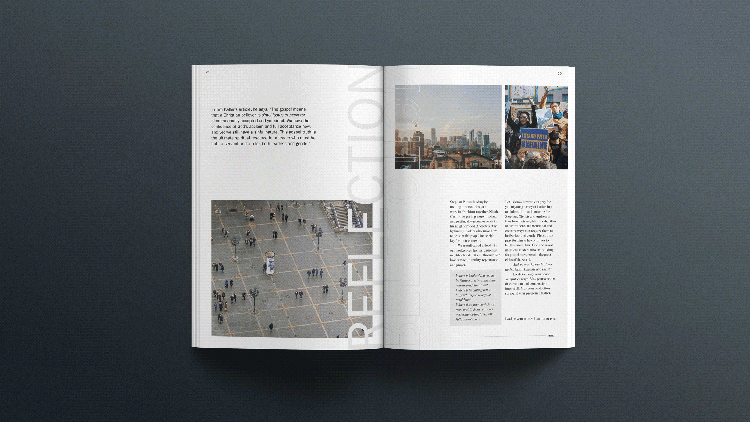 Spreads of Snapshot publication